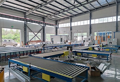  Polyurethane foam board packaging line