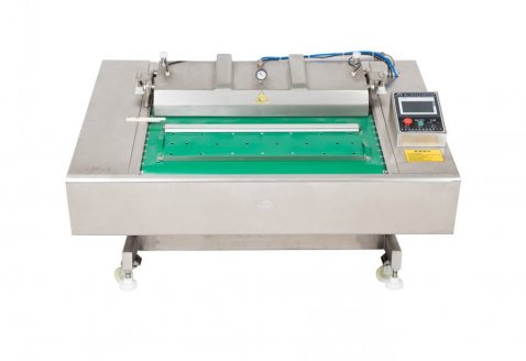 Full automatic ZBJ-1000 continuous vacuum packing machine 