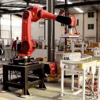 Determination of the working height of the robot palletiser