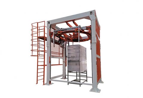 Fully automatic High-speed rotary ring pallet Stretch Wrapping Machines