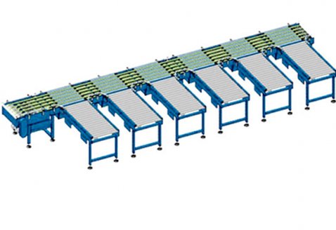 Carton narrow-belt sorter