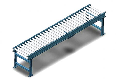 Carton poly-v belt roller conveyor