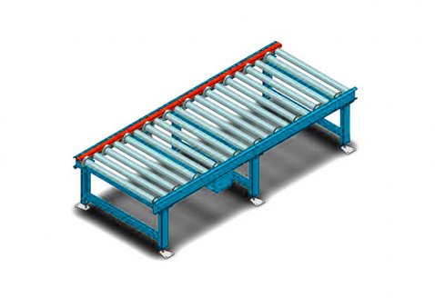 Pallet motorized roller conveyor