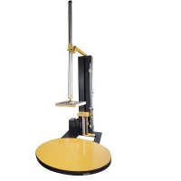 What functions can be optionally selected for pallet wrapping machines