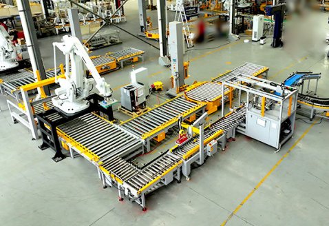 Carton Case Packing and Palletizing Line