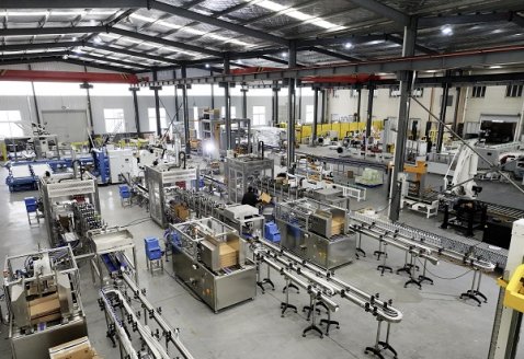 Chemical Raw Material Bottle Case Packing and Packaging Line