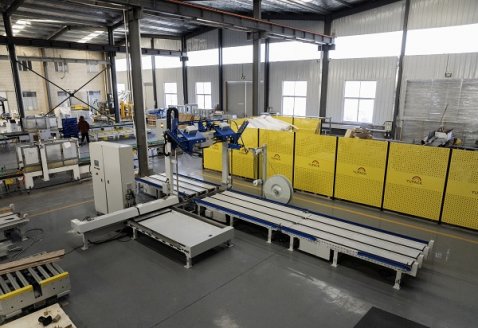 Crosstie Pallet Strapping Machine