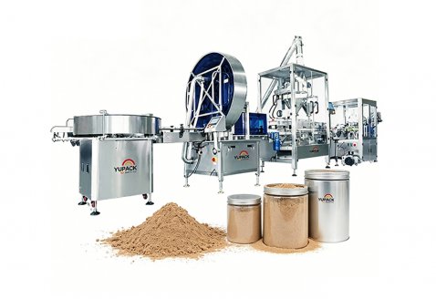 Double-head powder filling line