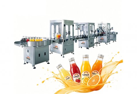 Liquid filling packaging line