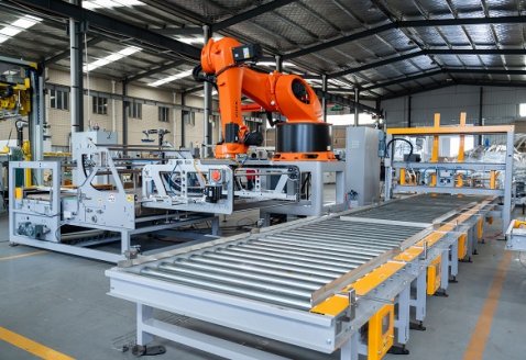 Robot Layer-by-Layer Palletizing Line